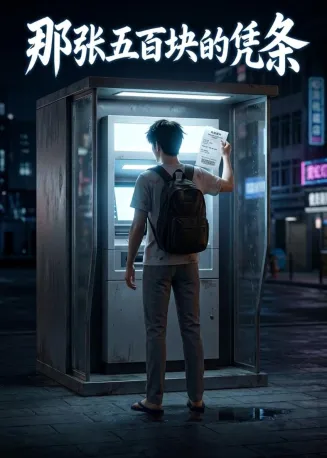 那张五百块的凭条