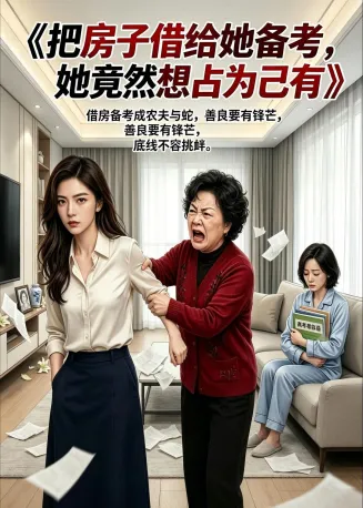 把房子借给她备考，她竟然想占为己有