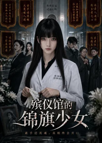 殡仪馆的锦旗少女封面