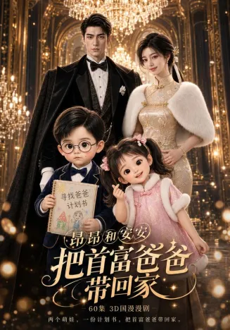 昂昂安安把首富爸爸带回家