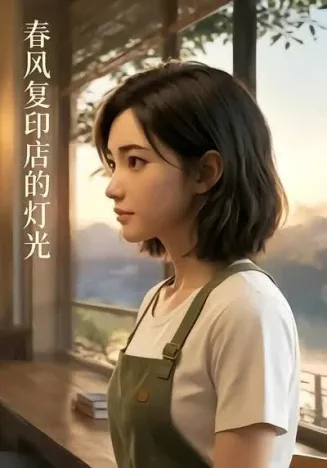 春风复印店的灯光