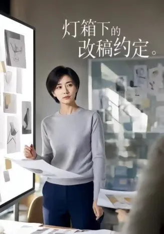 灯箱下的改稿约定封面
